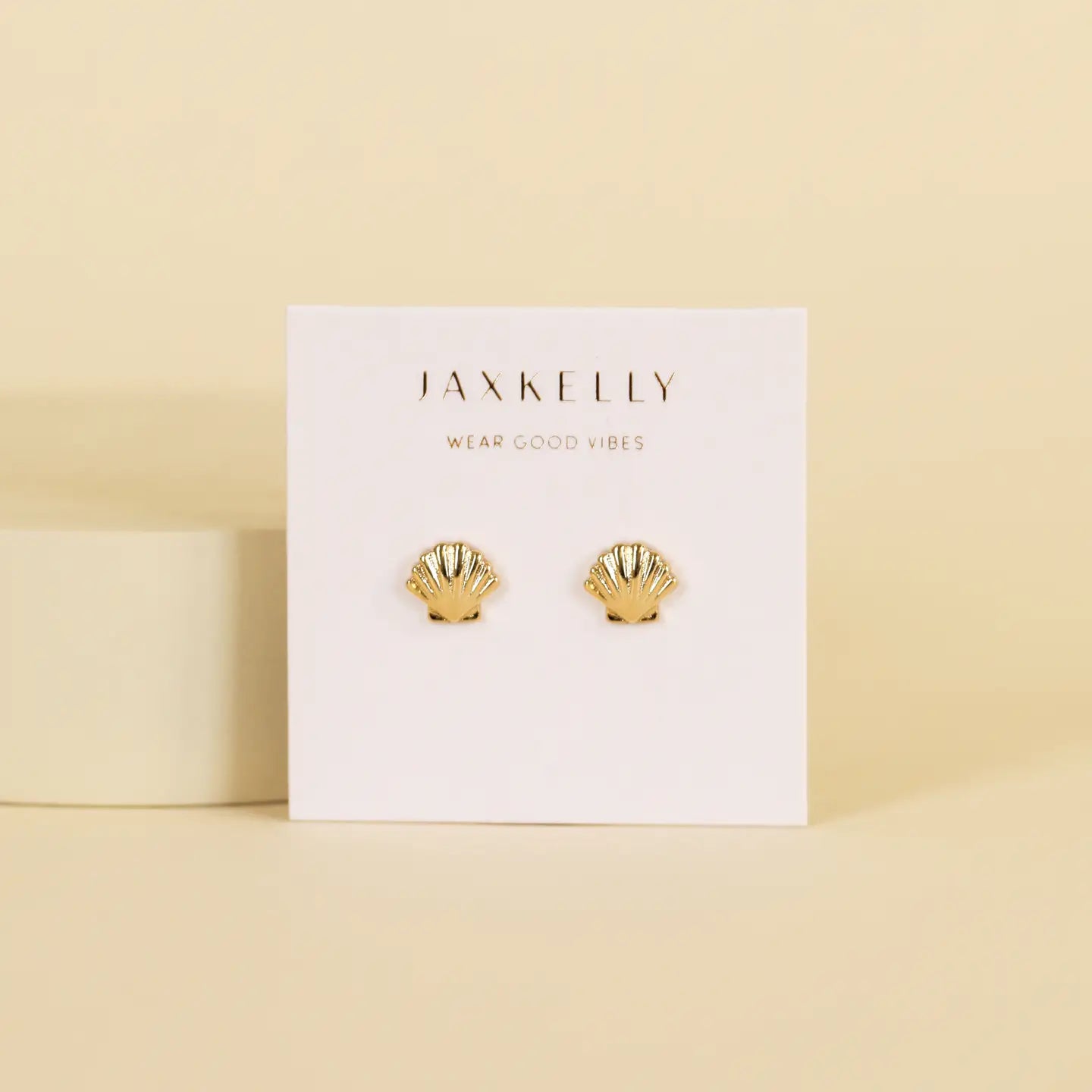 Gold Seashell Earrings