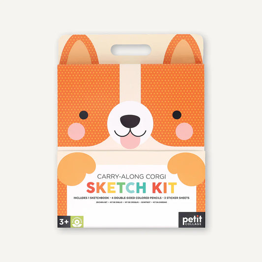 Carry Along Corgi Sketch Kit