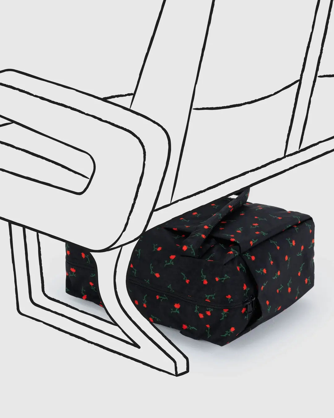 Painted Wildflower Small Cloud Carry On - Thumbnail 5