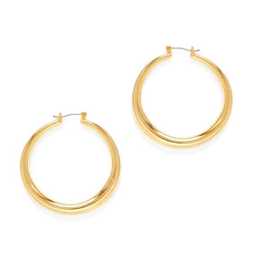 Small Maria Gold Hoop Earrings