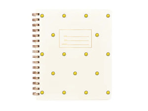 Mini Smiley Face Spiral Notebook