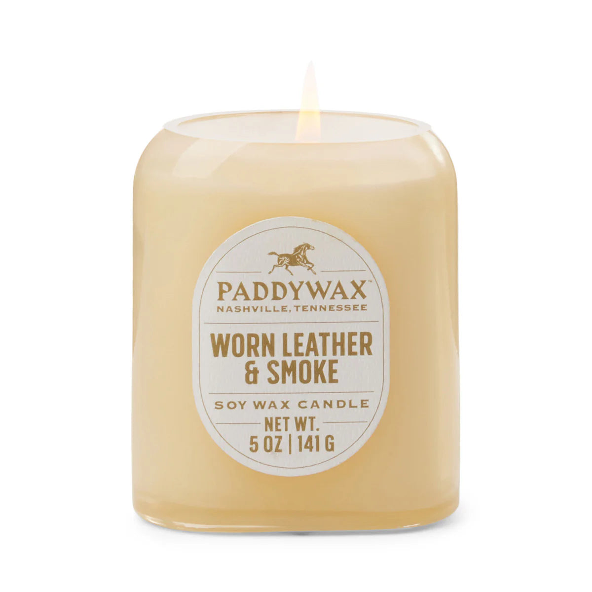 Worn Leather & Smoke Vista Candle