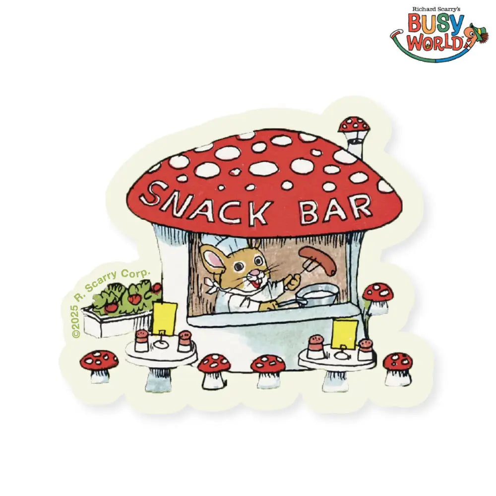 Richard Scarry Snack Bar Sticker