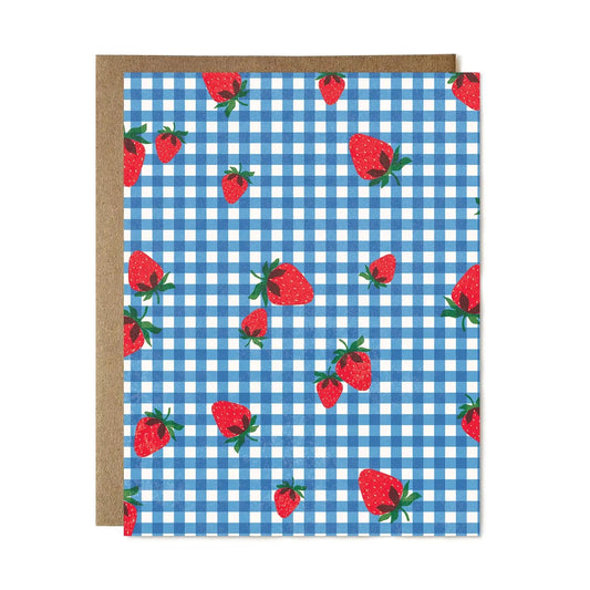 Strawberry Picnic Card - Ali's Wagon