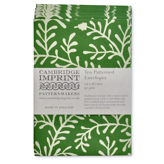 Sprig Pea Green Envelope Set