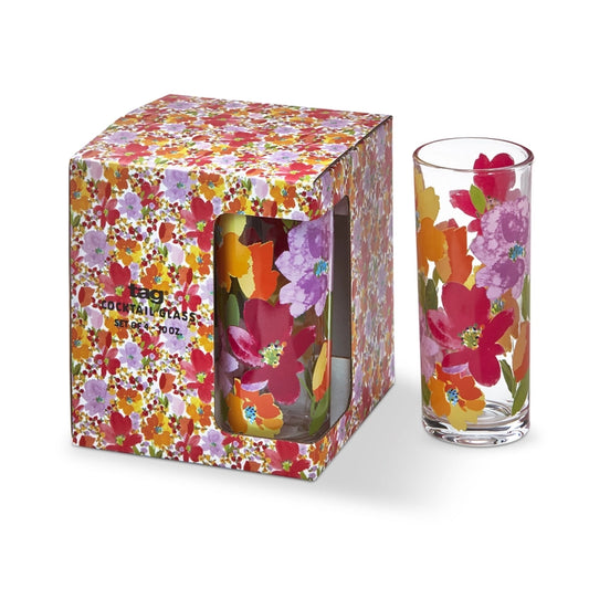 Springtime Floral Glasses