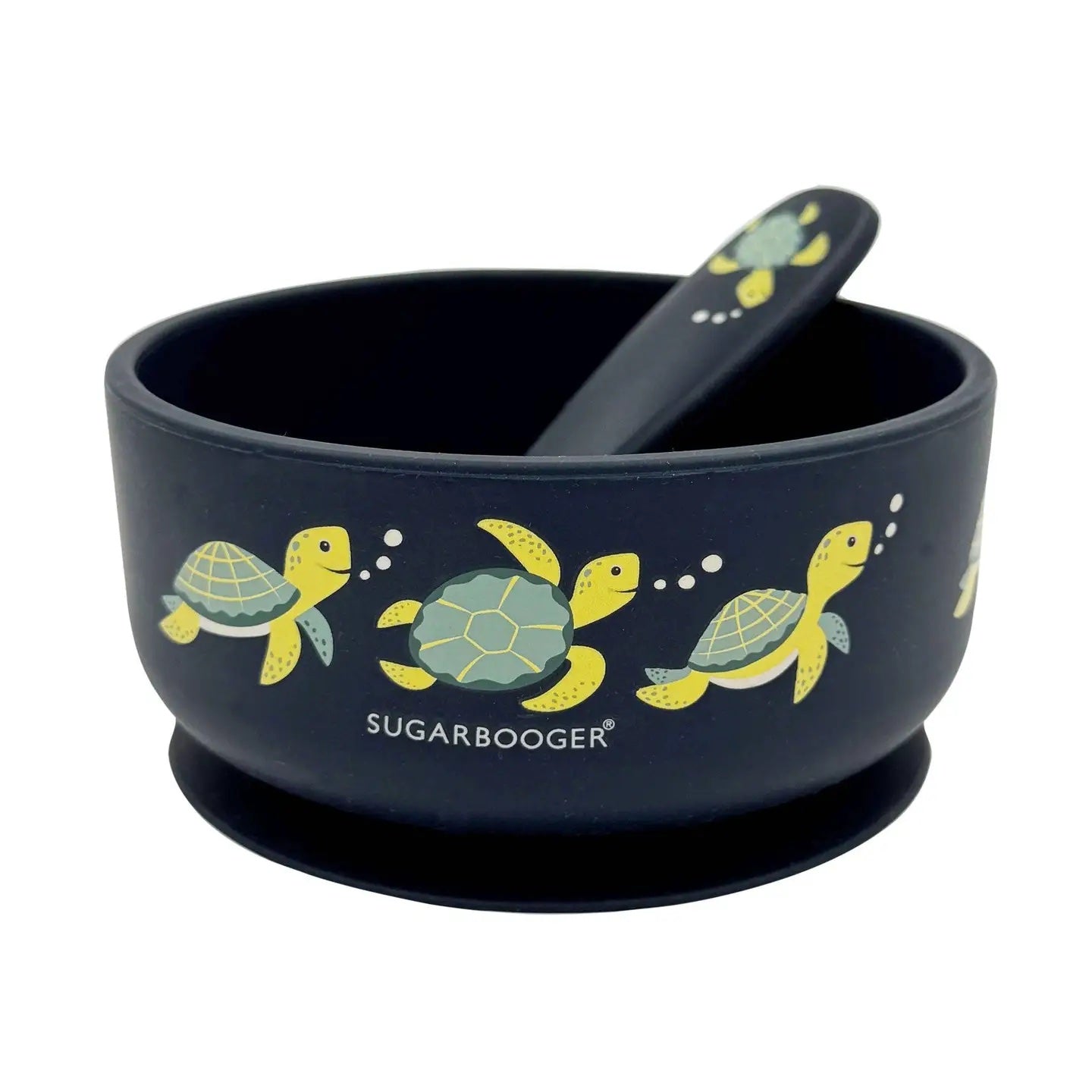 Sea Turtle Suction Bowl & Spoon Set - Ali's Wagon