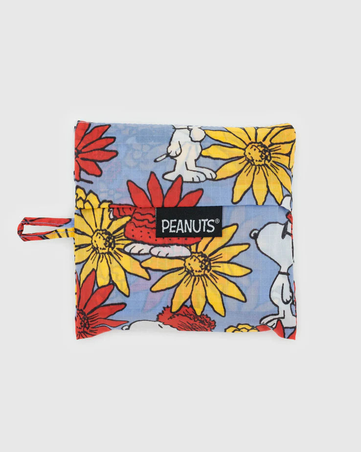 Peanuts x Baggu Floral Snoopy Reusable Bag