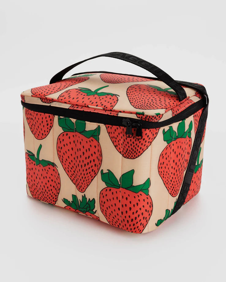 Strawberry Puffy Cooler Bag