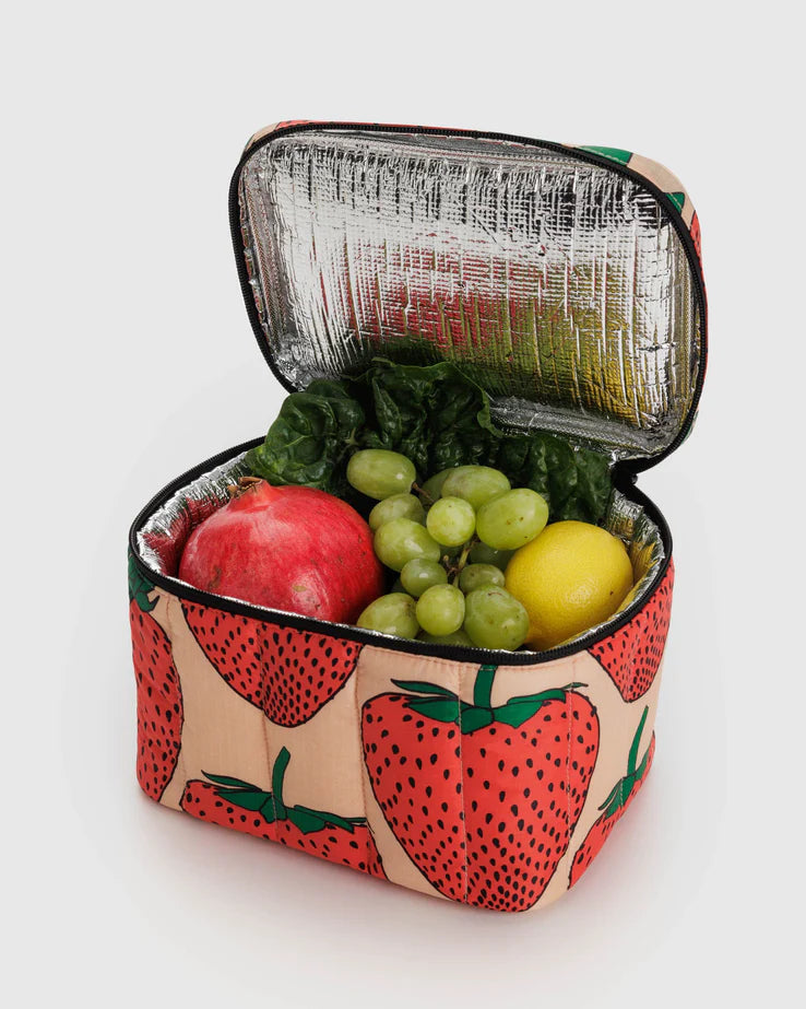 Strawberry Baggu Puffy Lunch Bag