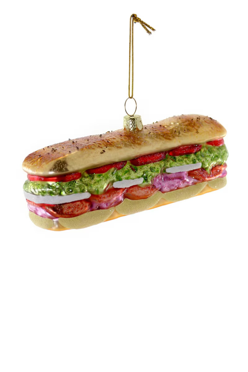 Sub Sandwich Ornament