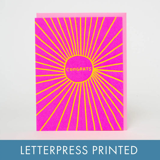 Sunbeam Congrats Card