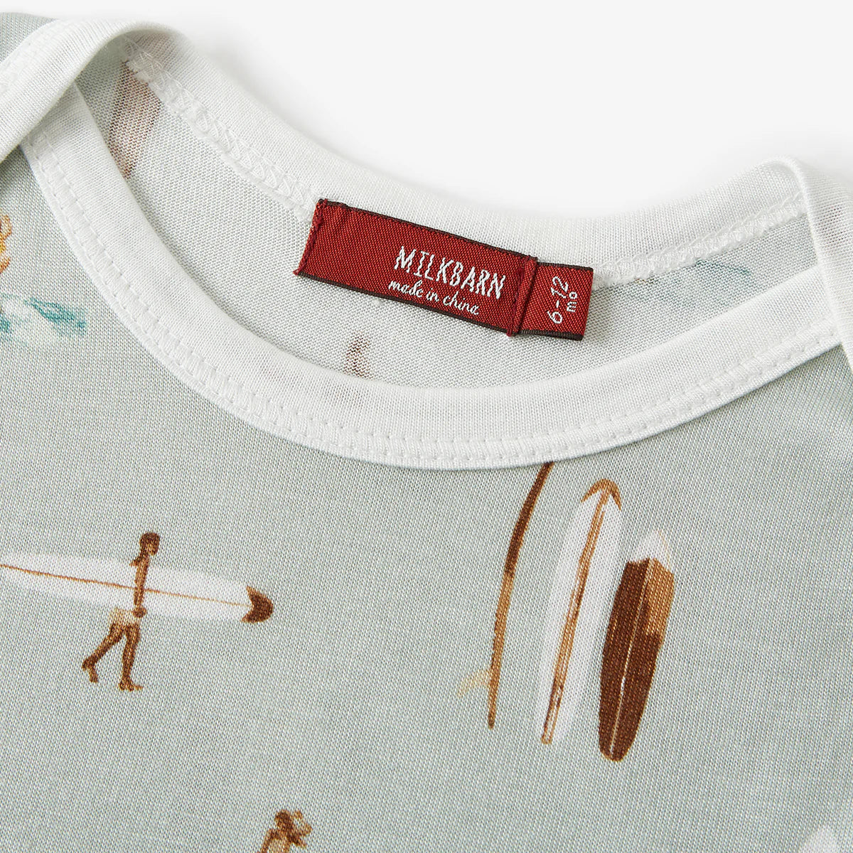 Vintage Surf Bamboo Long Sleeve Onesie