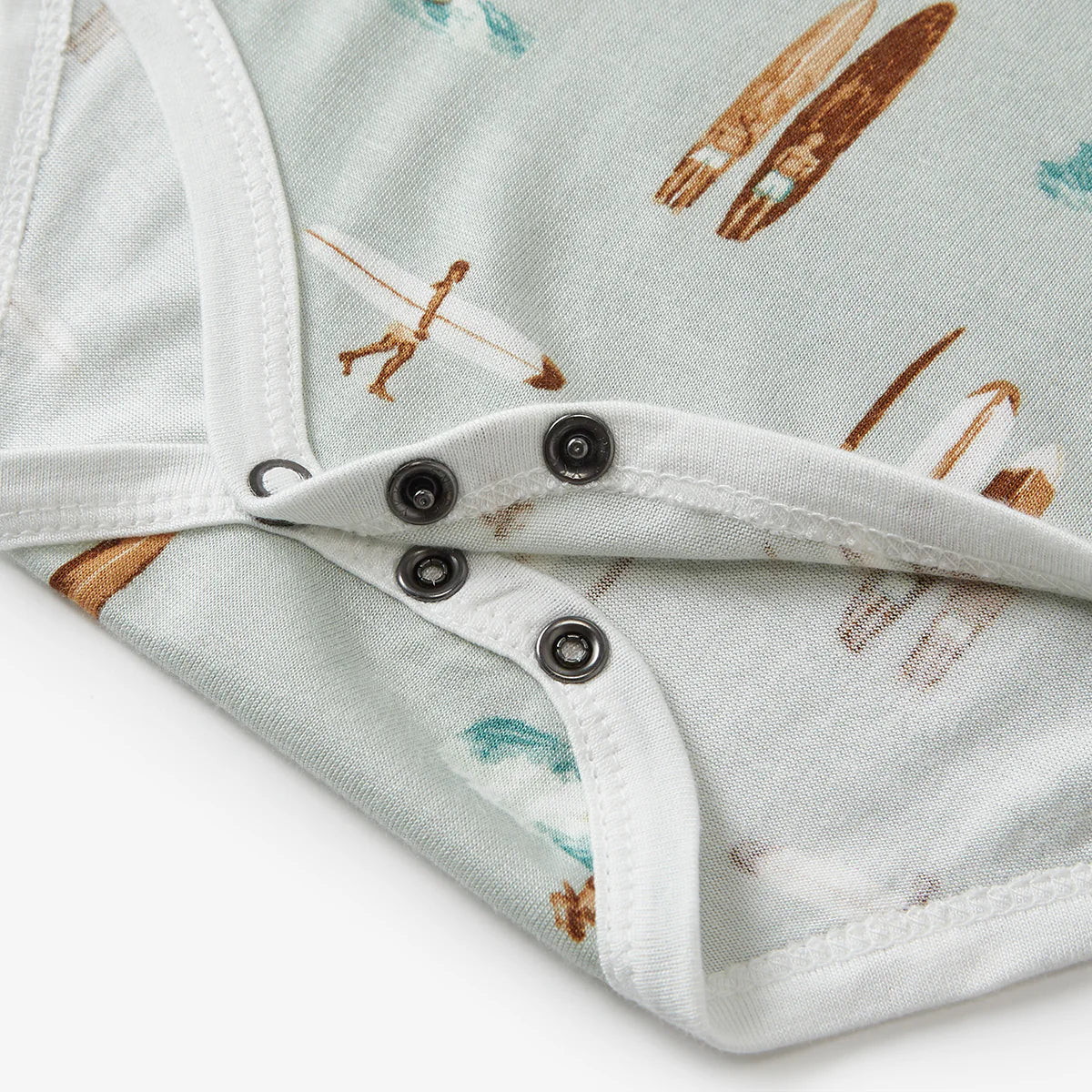 Vintage Surf Bamboo Long Sleeve Onesie