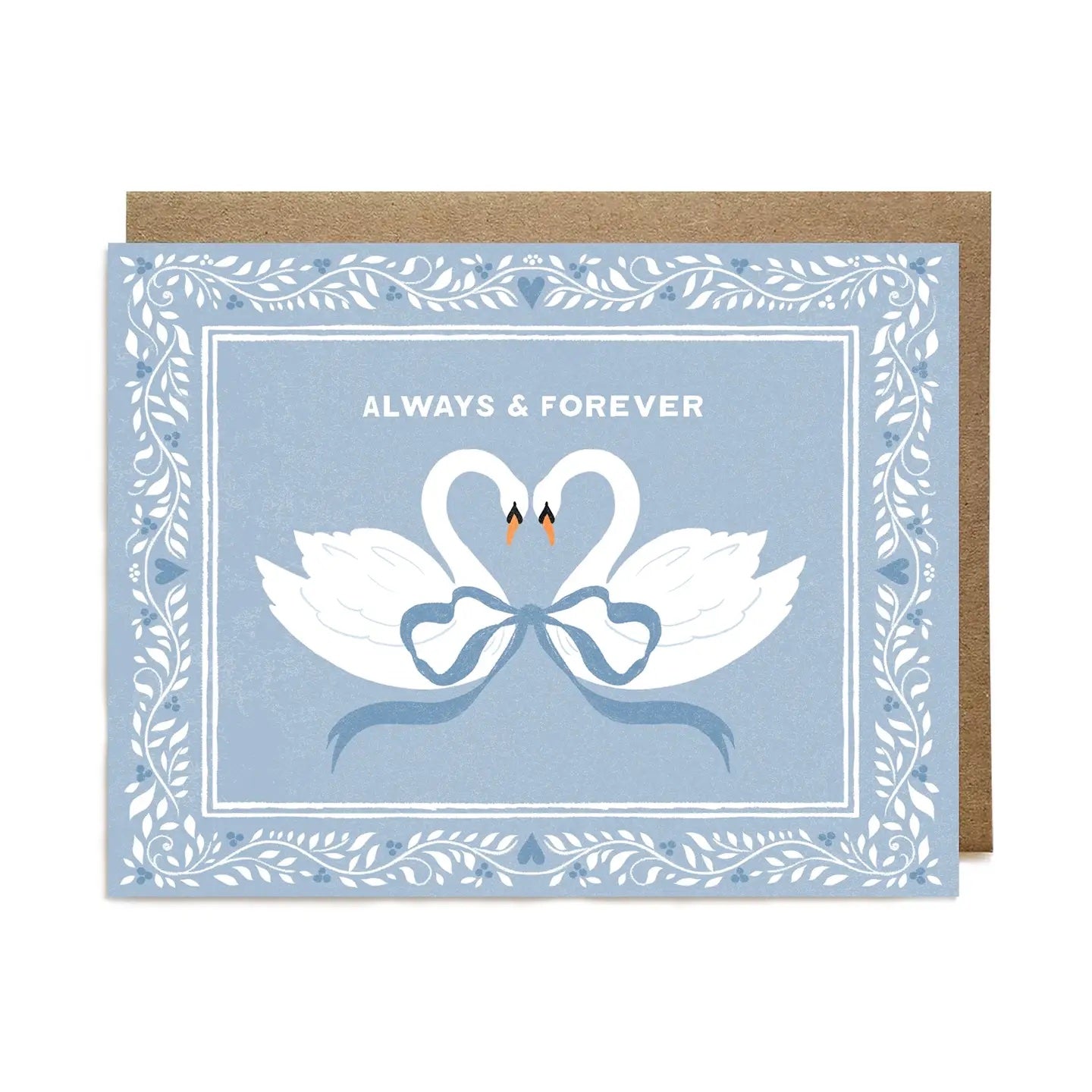 Always and Forever Swans Card