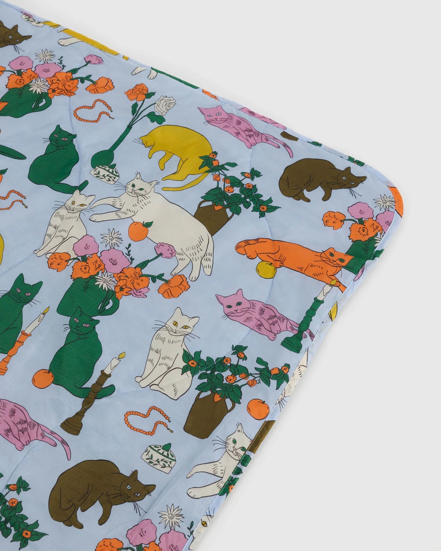 Table Cats Baggu Puffy Picnic Blanket