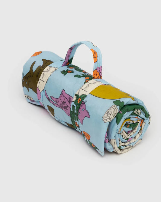 Table Cats Baggu Puffy Picnic Blanket