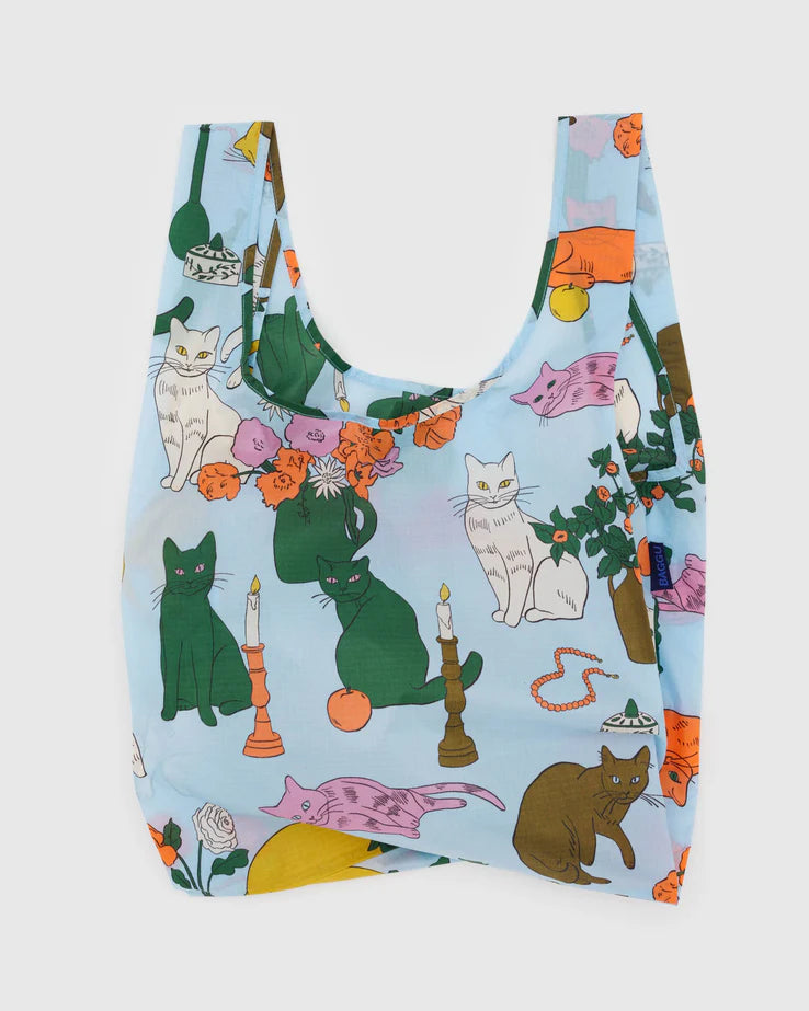 Table Cats Baggu Reusable Bag