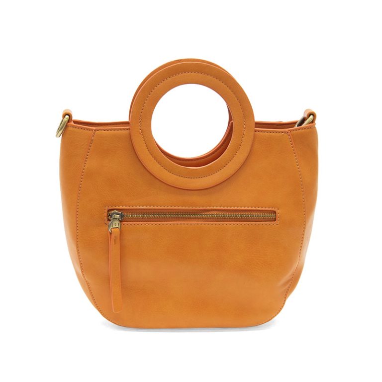 Tangerine Coco Circle Handle Purse