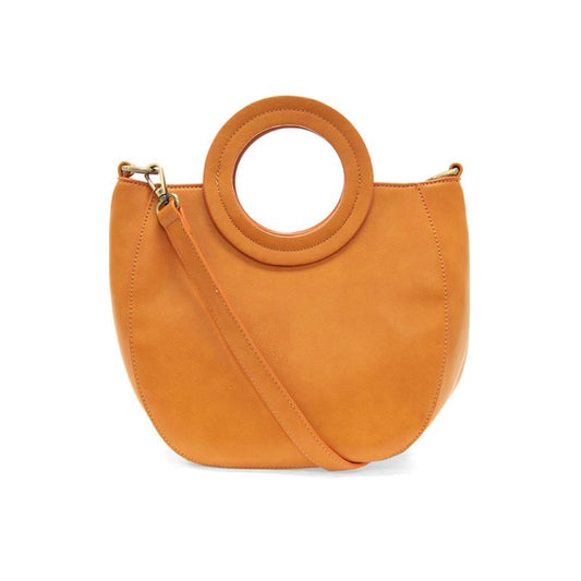 Tangerine Coco Circle Handle Purse