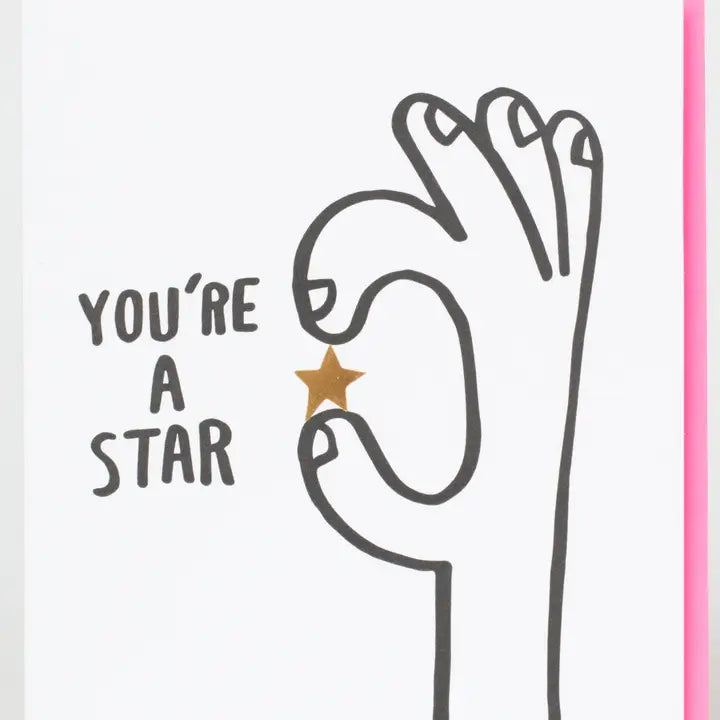 You're A Star Greeting Card - Ali's Wagon