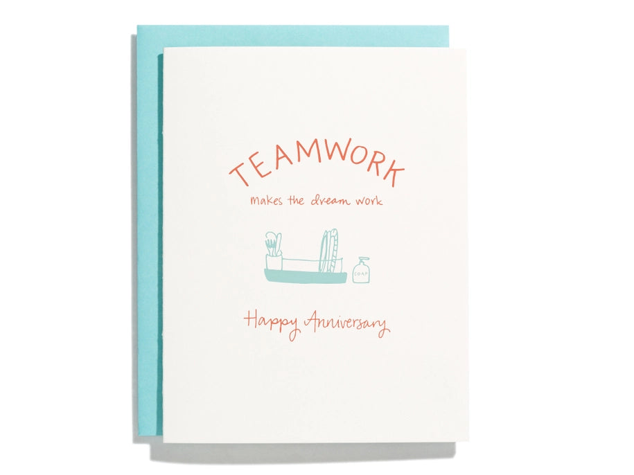 Teamwork Anniversary Card