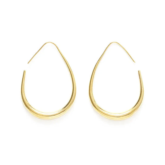 Teardrop Hoop Earrings