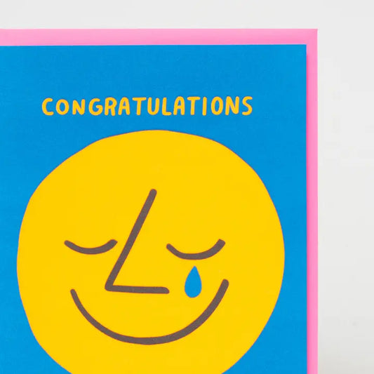 Congrats Single Tear Greeting Card