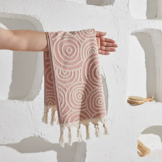 Terra Circles Terry Hand Towel