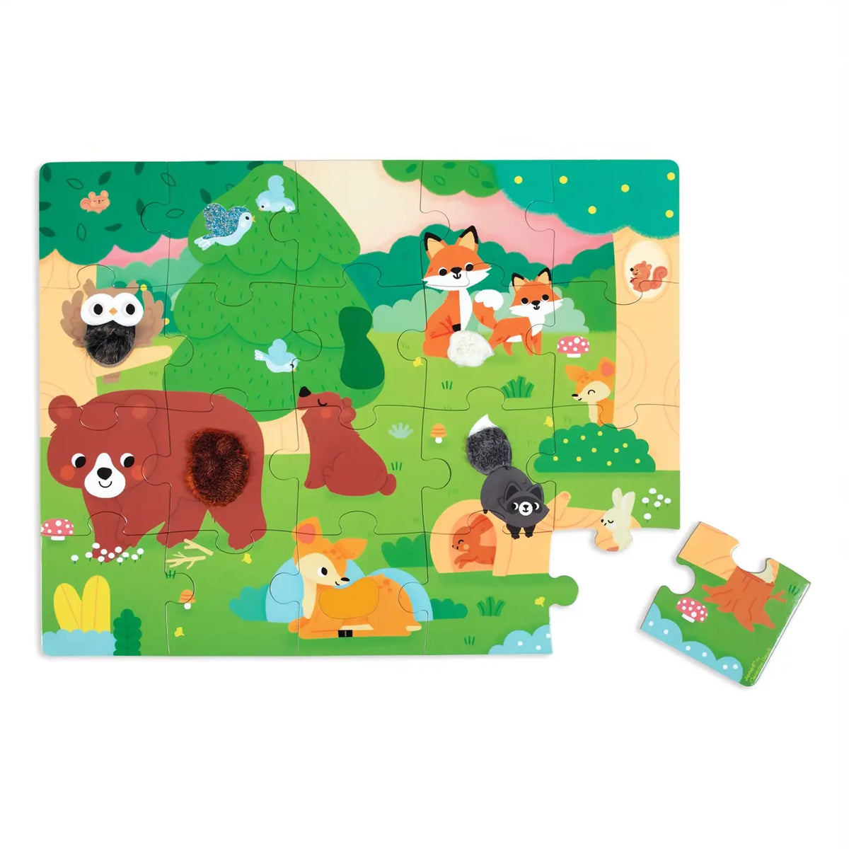 Tactile Forest Puzzle - 20 Pieces