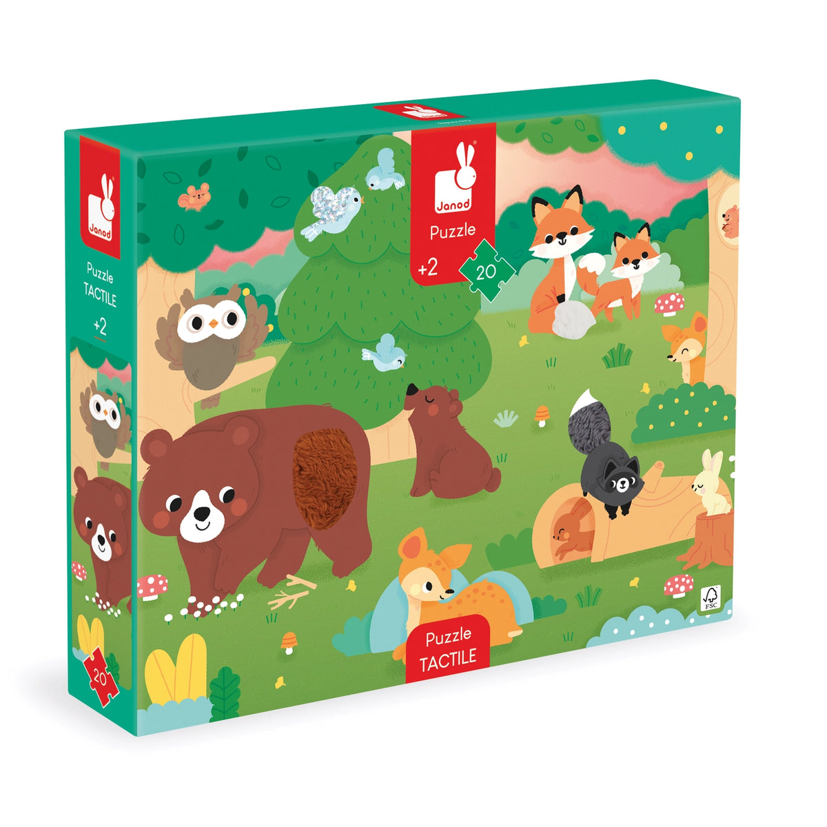 Tactile Forest Puzzle - 20 Pieces