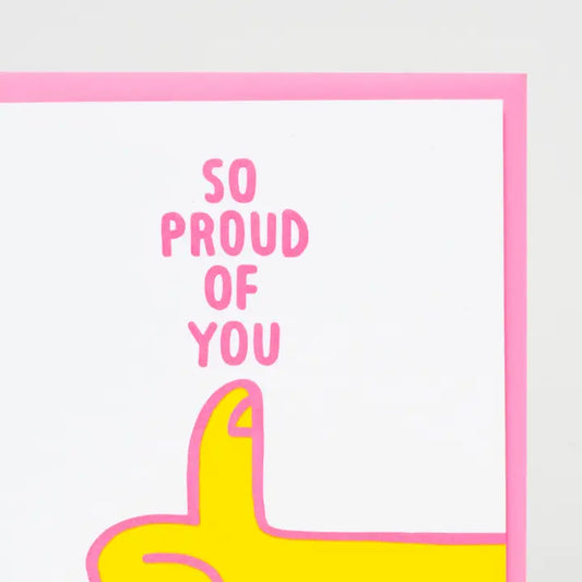 Thumbs Up Proud of You Card - Ali's Wagon
