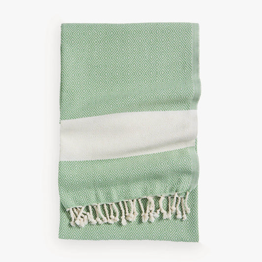 Thyme Diamond Turkish Towel