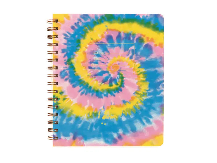 Tie Dye Spiral Notebook