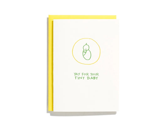 Tiny Baby Congrats Card