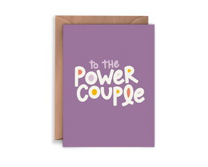 To the Power Couple Card