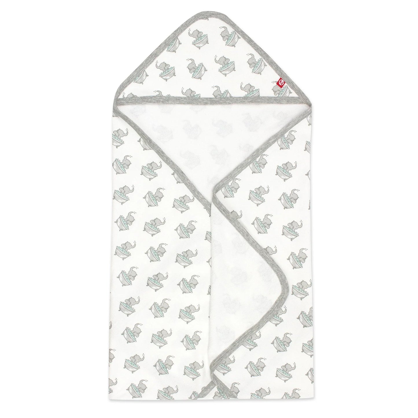 Elephants Terry Hooded Towel