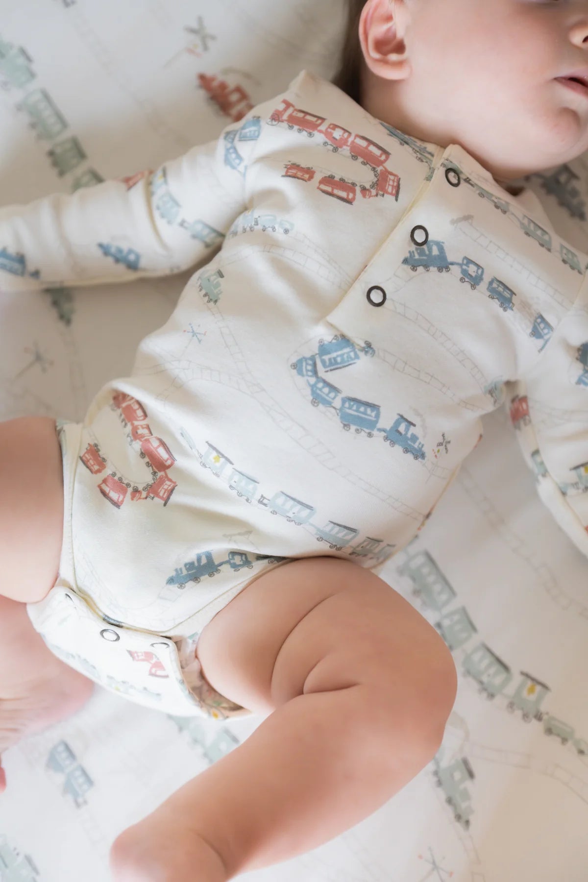 Locomotive Henley Onesie - Ali's Wagon