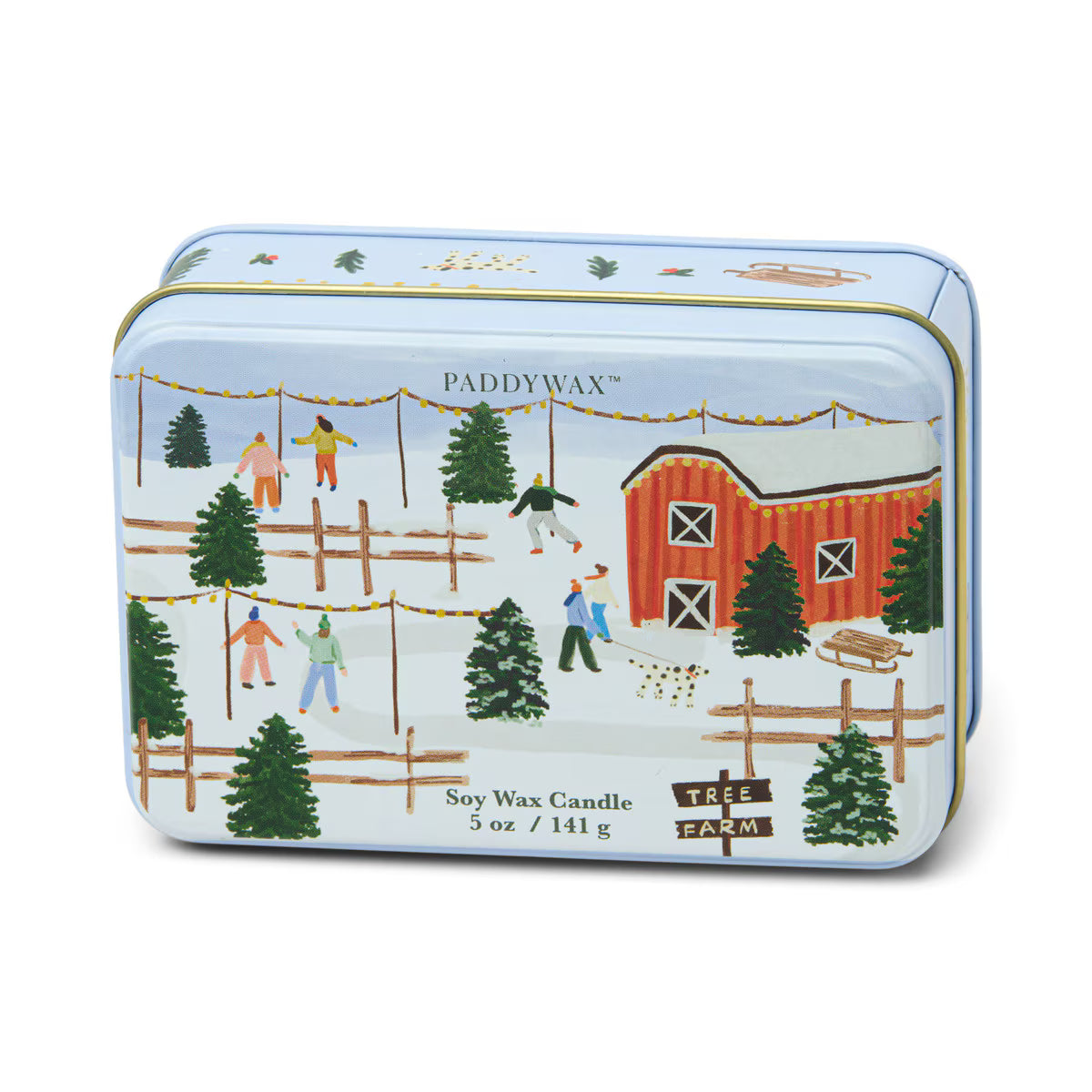 Pine and Tobac Holiday Tin Candle