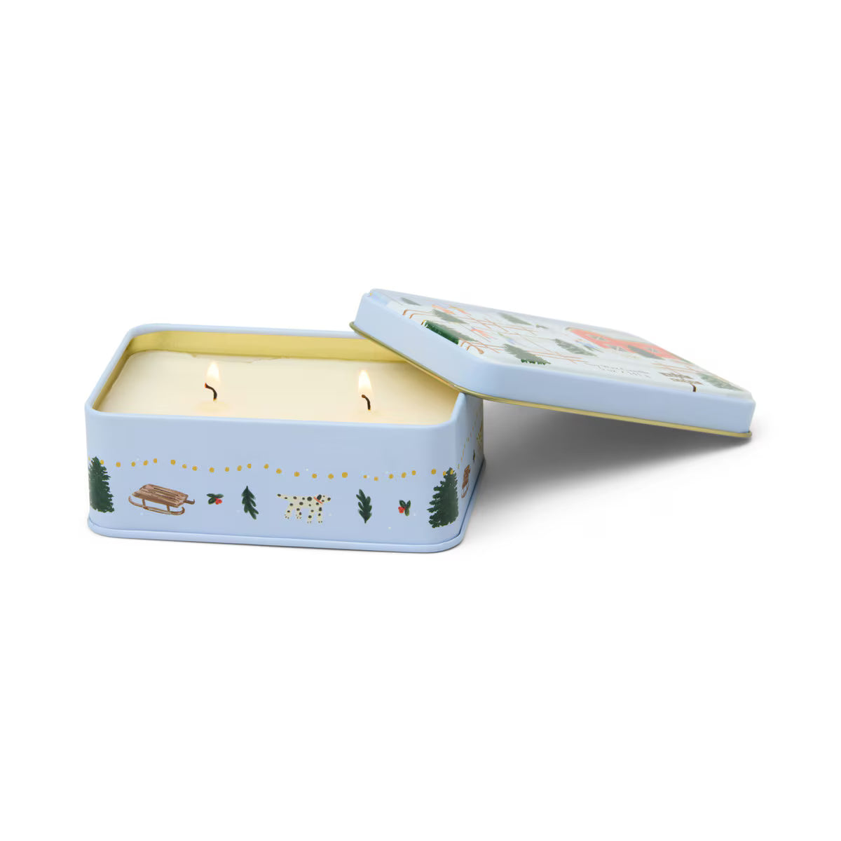 Pine and Tobac Holiday Tin Candle