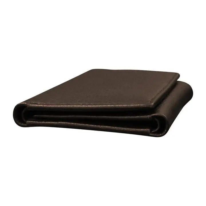 Slim Mocha Trifold Wallet