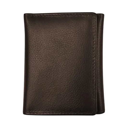 Slim Mocha Trifold Wallet