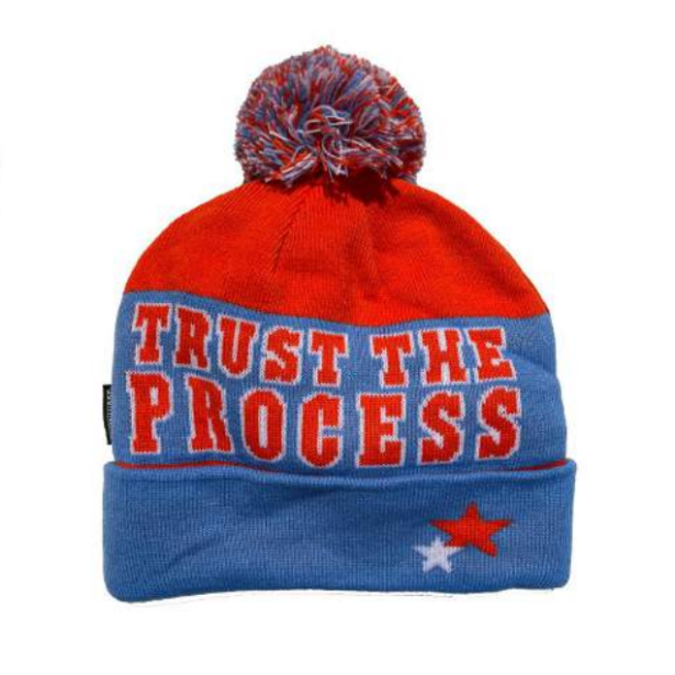 Trust the Process 76ers Pom Beanie