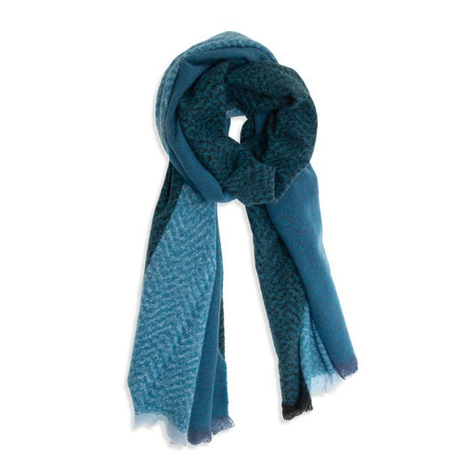 Turquoise Chevron Trio Scarf