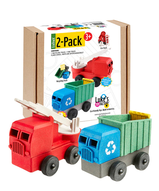 Fire & Recycling Truck Set