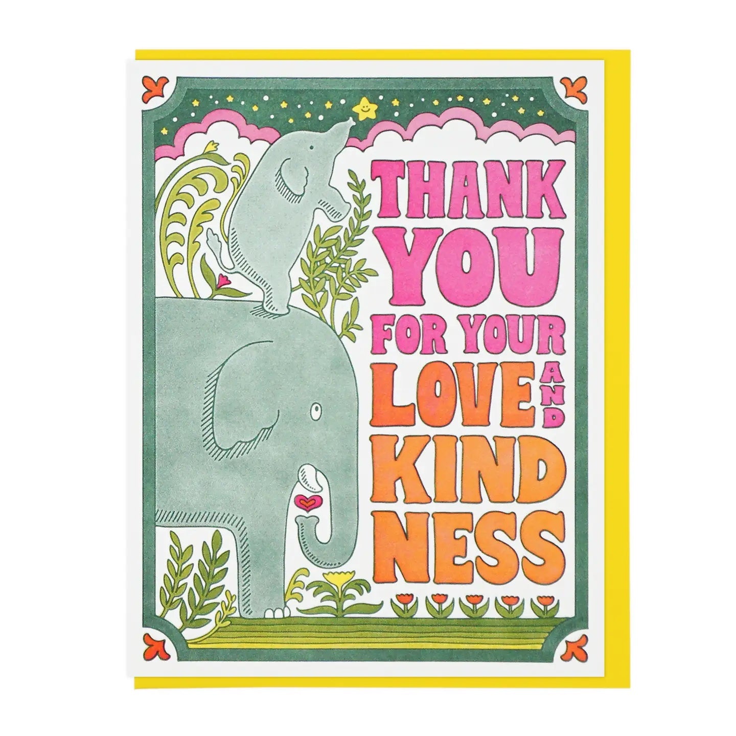 Thank You For Your Love and Kindness Card