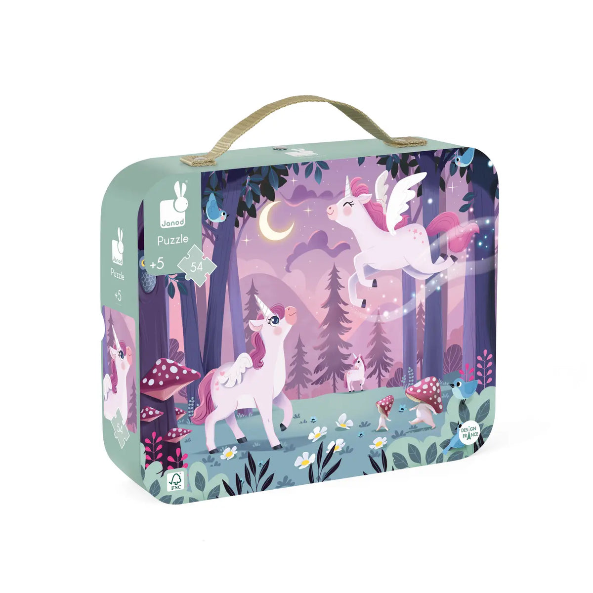 Magical Unicorns Suitcase Puzzle - 54 Pieces