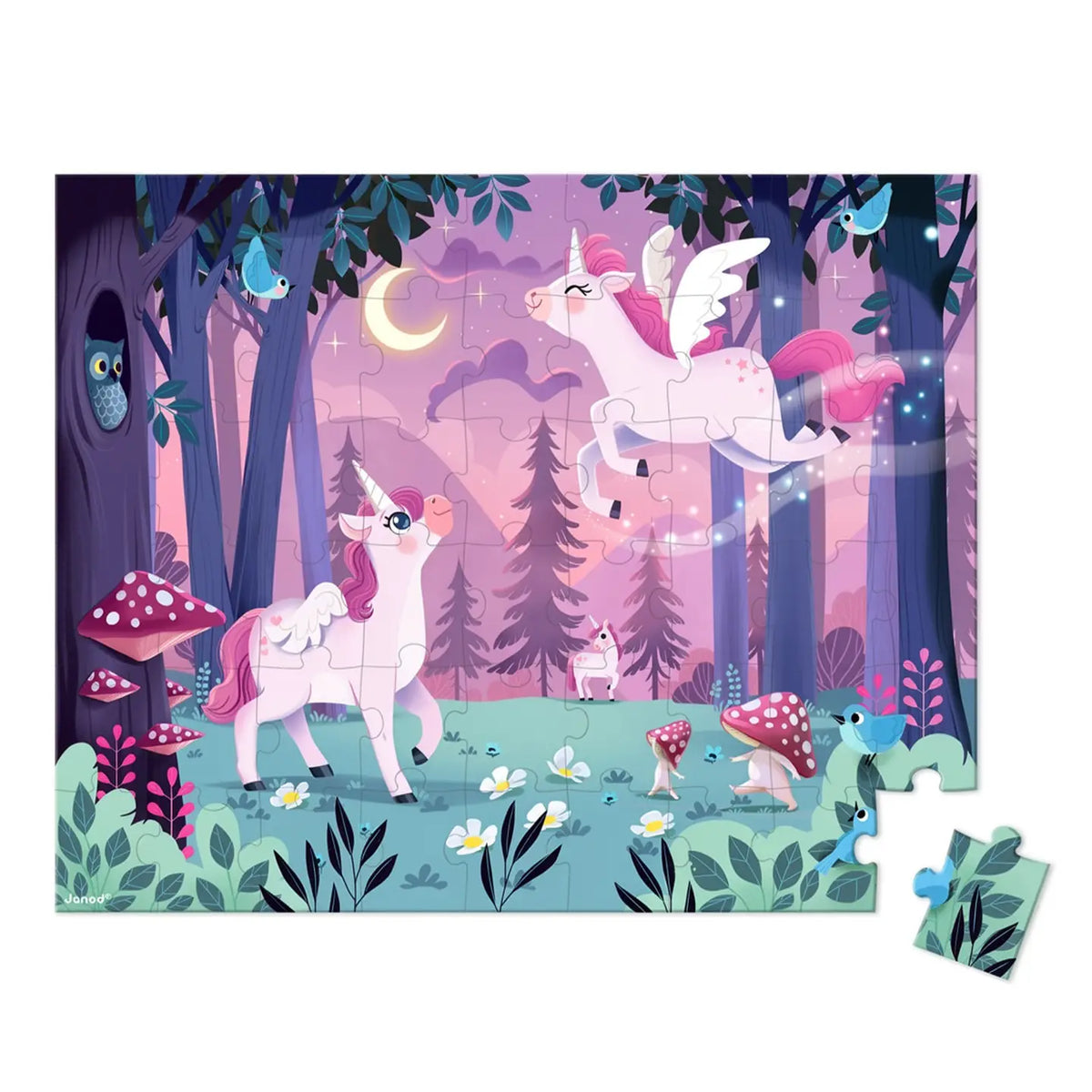 Magical Unicorns Suitcase Puzzle - 54 Pieces