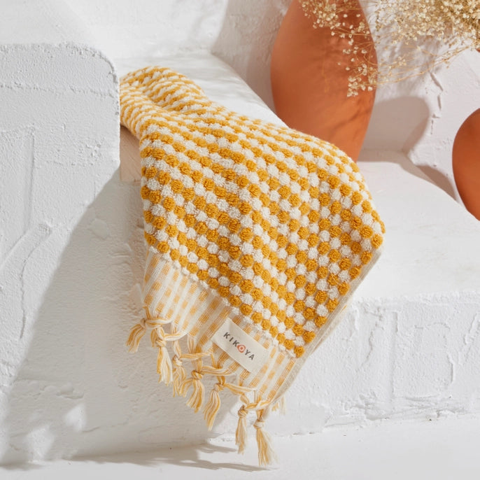 Pompom Bubble Handloomed Turkish Towel - Ali's Wagon