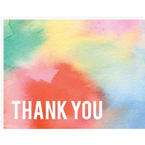 Watercolor Thank You Boxed Notecards